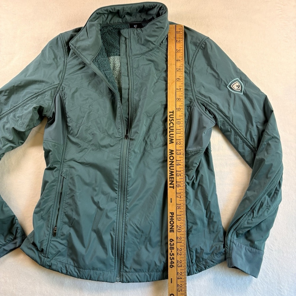 Kuhl The One Jacket Womens Small Teal Full Zip Insulated Lightweight Stretch - Picture 7 of 16
